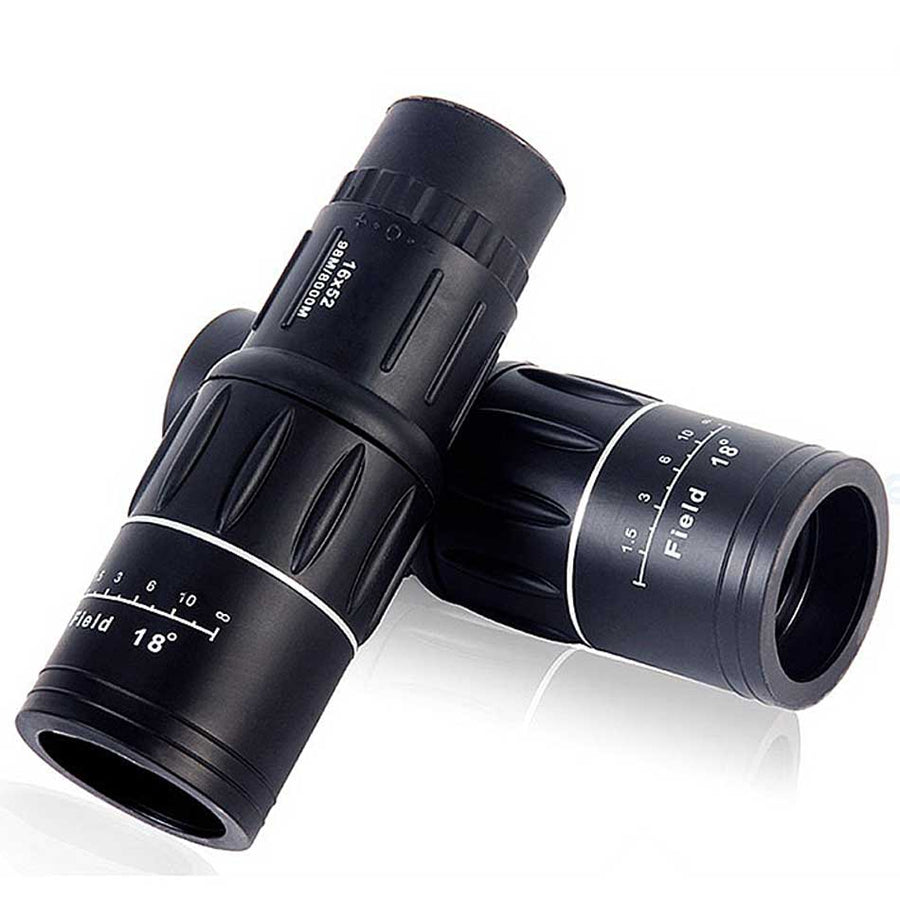 16X52 Dual Focus Monocular Telescope Hunting Spotting Upgrade Handheld for Tourism Sightseeing Concerts Fishing Sailing