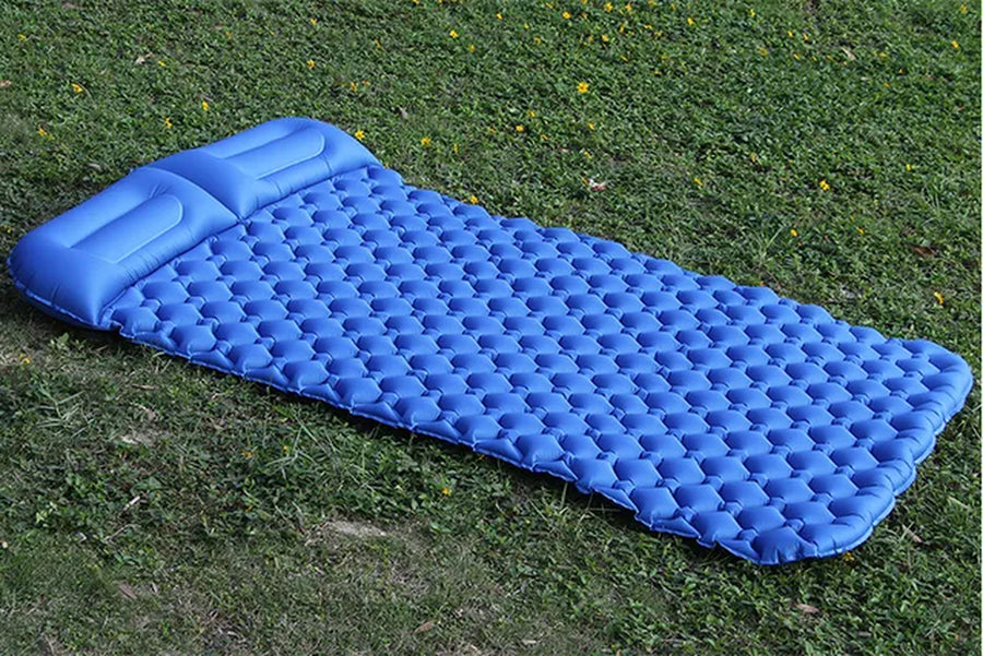 Outdoor Camping Inflatable Mattress Tent Mat for 2 People - Picnics, Beach, and Family Rest - Soft and Moisture-Proof Mat with Baby Mat Option