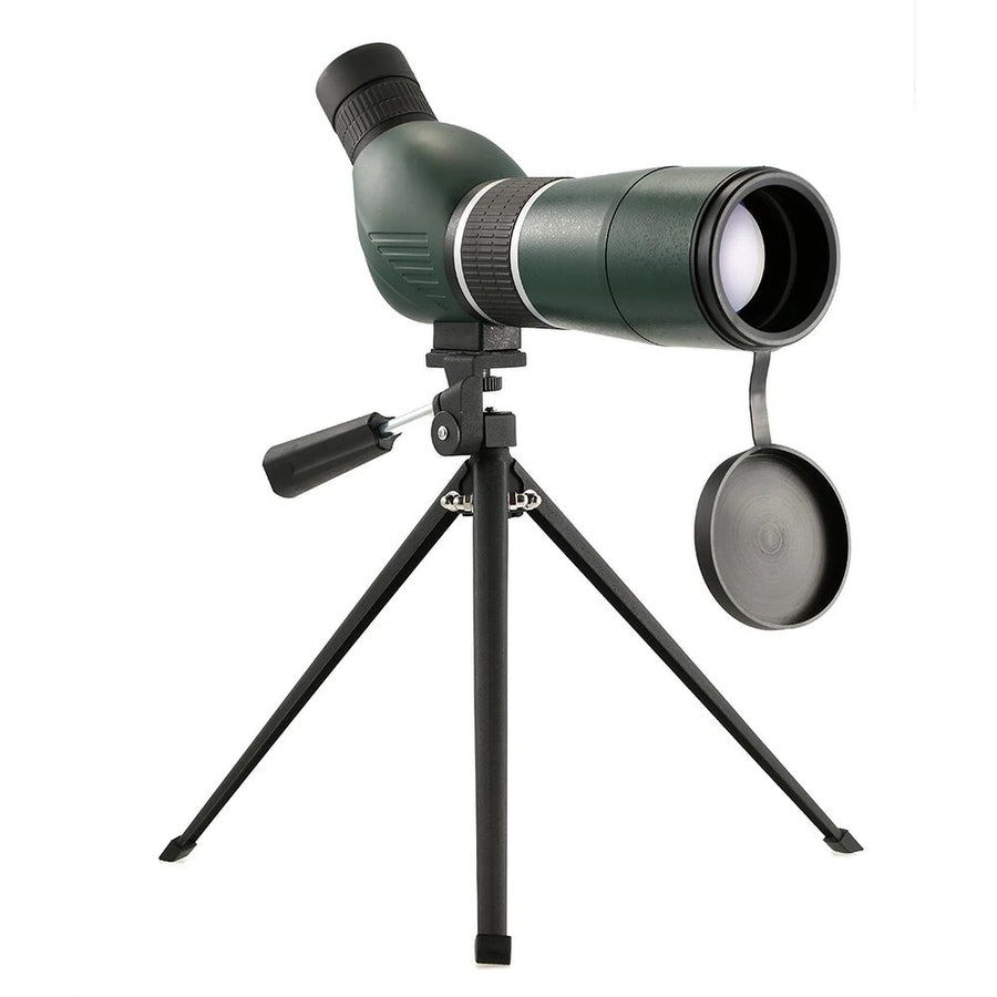 JHOPT 60 Times Spotting Scope Telescope Portable Travel Scope Monocular Telescope with Tripod Carry Case Birdwatch Hunting