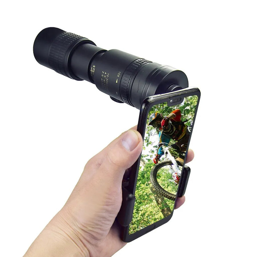 Professional 4K Super Telephoto Zoom Monocular Telescope with Spotting Scope and Portable Design