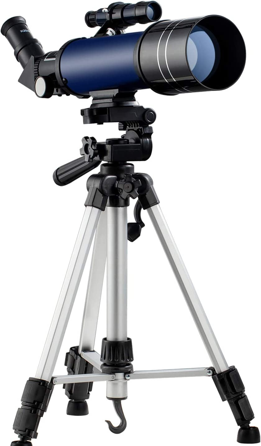 "Beginner's Astronomy Telescope - Full-Size Tripod - Portable Refractor Telescope - Perfect for Young Astronomers"