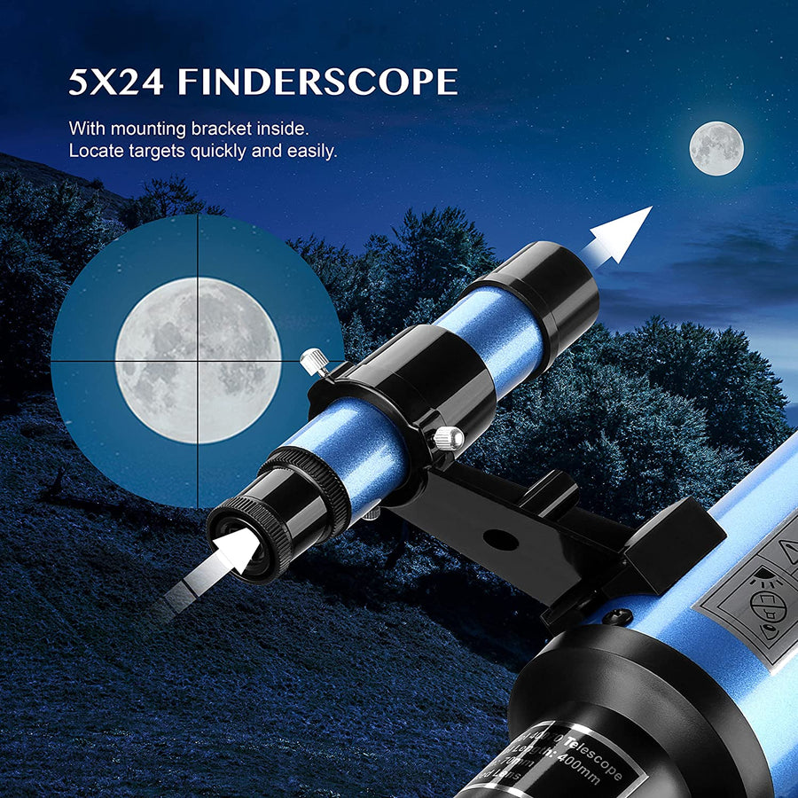 Telescopes for Kids with K6/25 Eyepieces Telescopes for Astronomy Beginners and Adults with Adjustable Tripod 70Mm Astronomical Telescopes with Phone Adapter Children'S Day Gifts for Kids