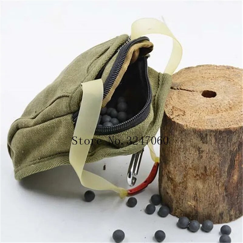 "High-Quality Canvas Bag Case for Slingshot Hunting: Durable Pouch Holster for Sports and Accessories - Includes 1 Piece"