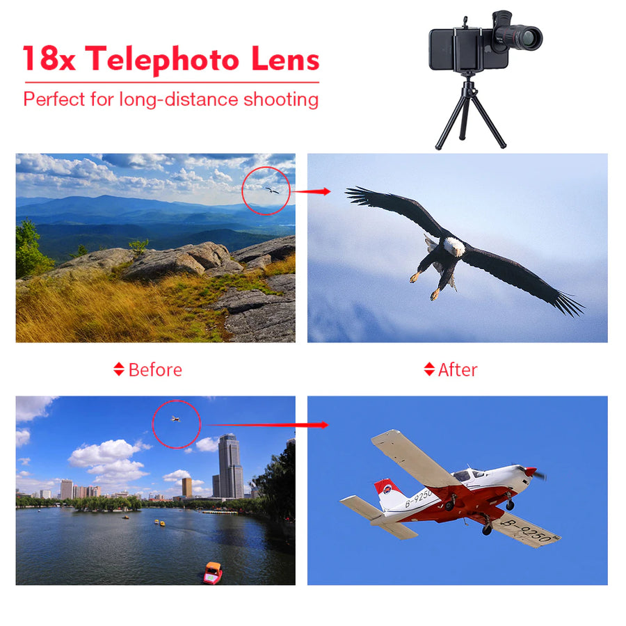 Capture Stunning Moments with our Portable 18X25 Monocular Zoom Telephoto Lens