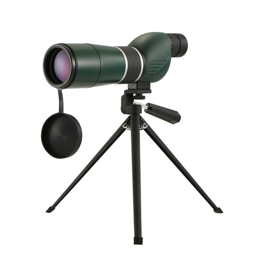 JHOPT 60 Times Spotting Scope Telescope Portable Travel Scope Monocular Telescope with Tripod Carry Case Birdwatch Hunting