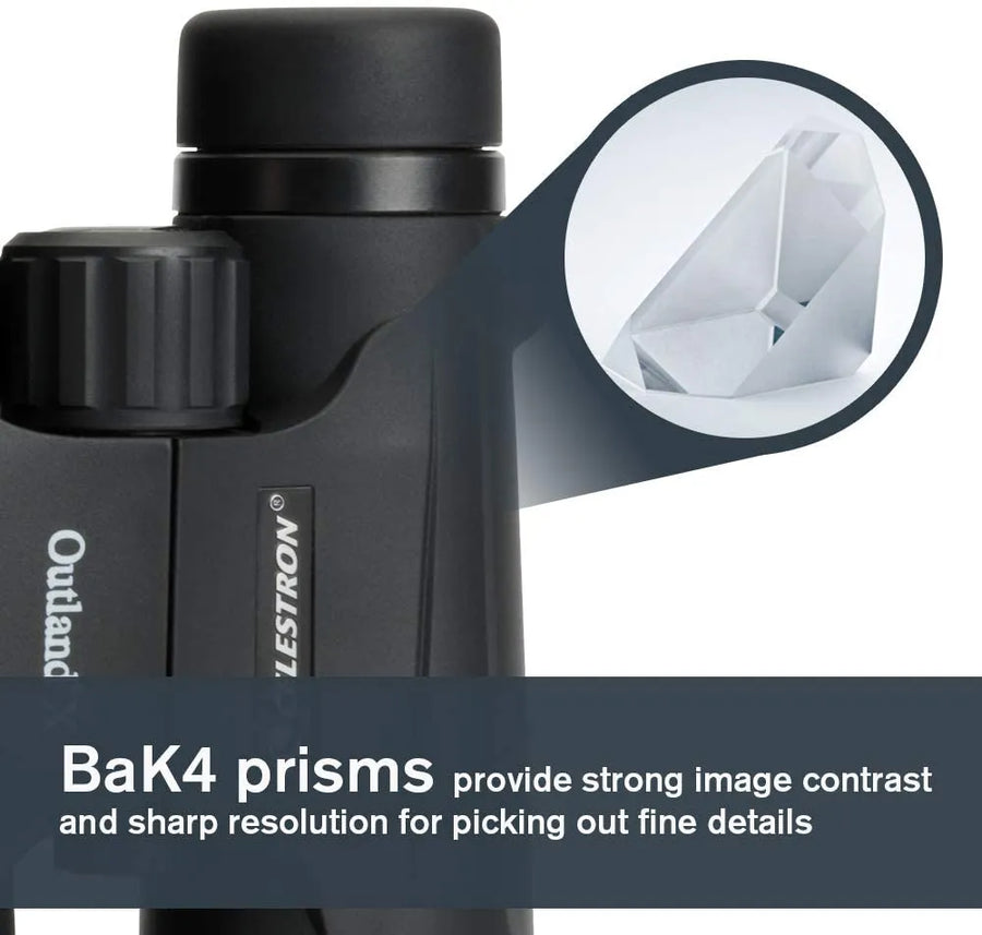 Professional Title: "Waterproof and Fogproof Outland X Binoculars for Adults - 8X42 and 10X42 Options with Multi-Coated Optics and Bak-4 Prisms"
