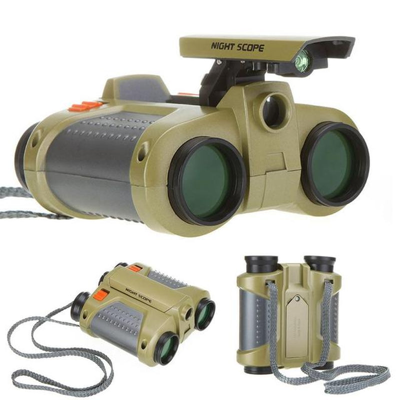 Night Vision Binocular Telescope with 4X30 Magnification and Visor Nocturno Caza