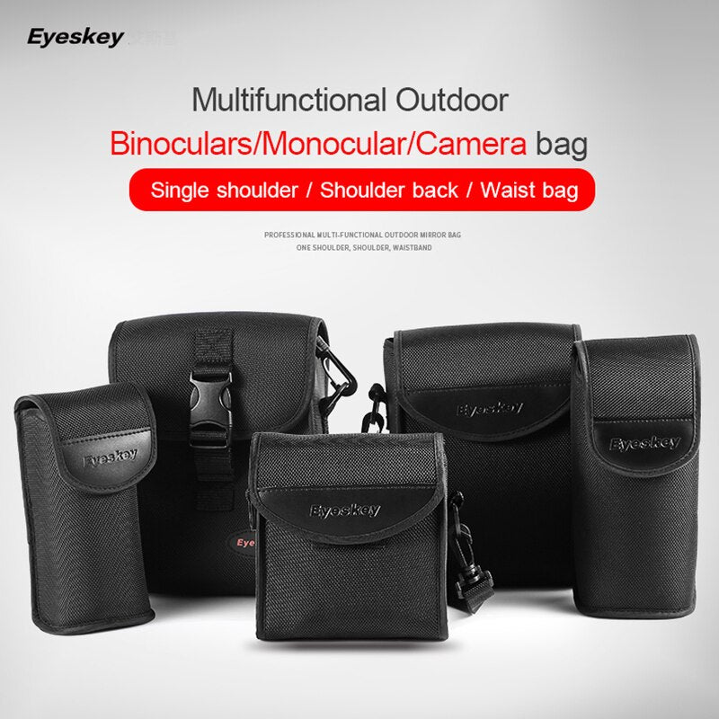 Waterproof Binoculars Bag with Shoulder/Messenger Strap - Portable Camera Case for 32/42/50mm Monocular
