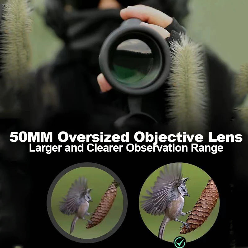 Professional Title: "High-Powered Monocular Telescope with Long-Range Zoom for Hunting, Camping, and Tourism"