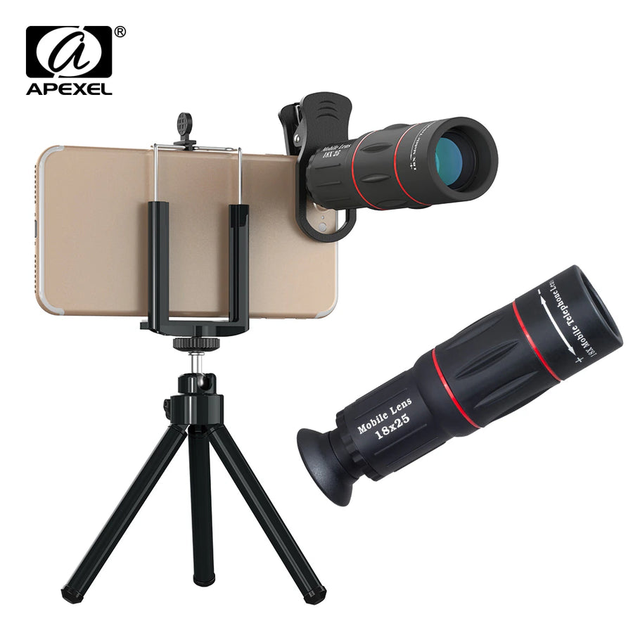 Capture Stunning Moments with our Portable 18X25 Monocular Zoom Telephoto Lens