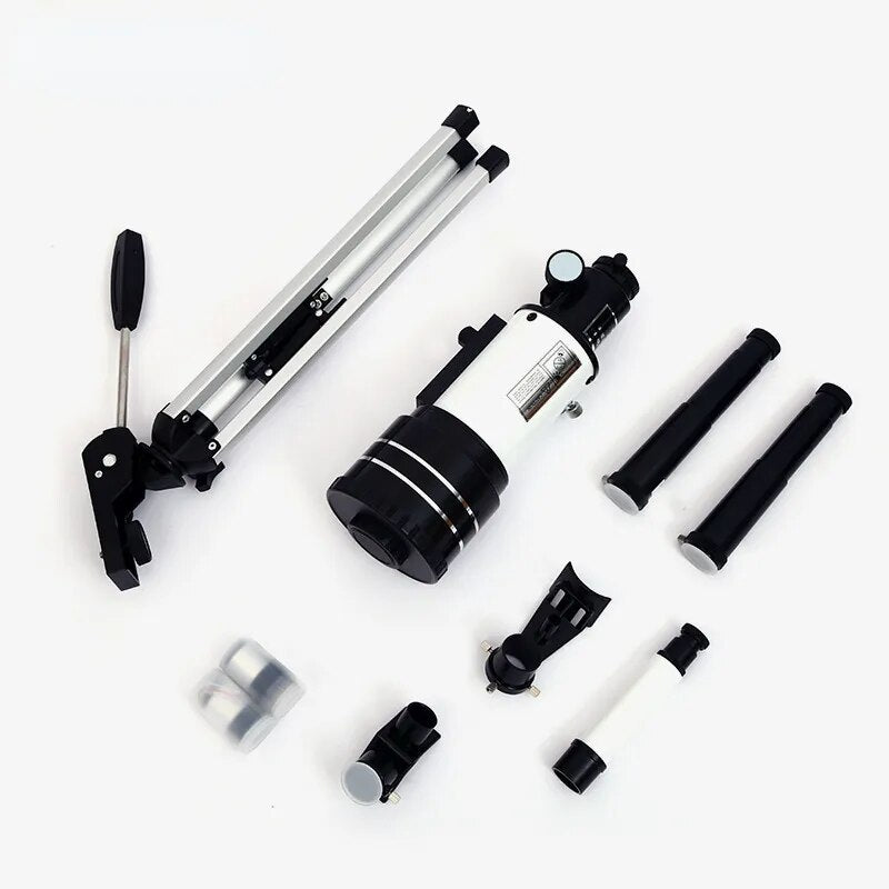 Professional title: "Astronomical Refractor Telescope 30070 with 15X-50X Lens, Finder Scope, and Telescopio for Moon Watching and Astronomy Beginners"