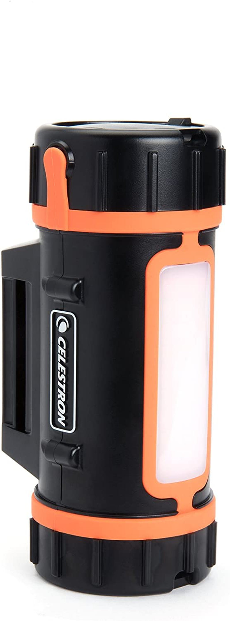 Celestron - Powertank Lithium Telescope Battery – Rechargeable Portable 12V Power Supply for Computerized Telescopes - 10 Hour Capacity/86 Wh - Red/White LED Flashlight - 2 USB Ports