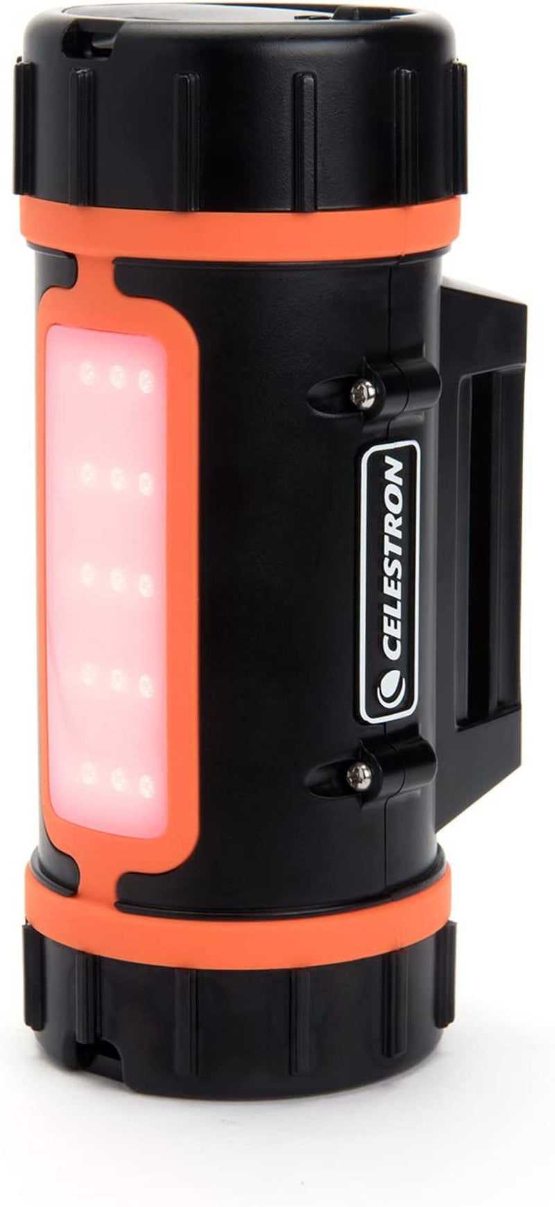 Celestron - Powertank Lithium Telescope Battery – Rechargeable Portable 12V Power Supply for Computerized Telescopes - 10 Hour Capacity/86 Wh - Red/White LED Flashlight - 2 USB Ports