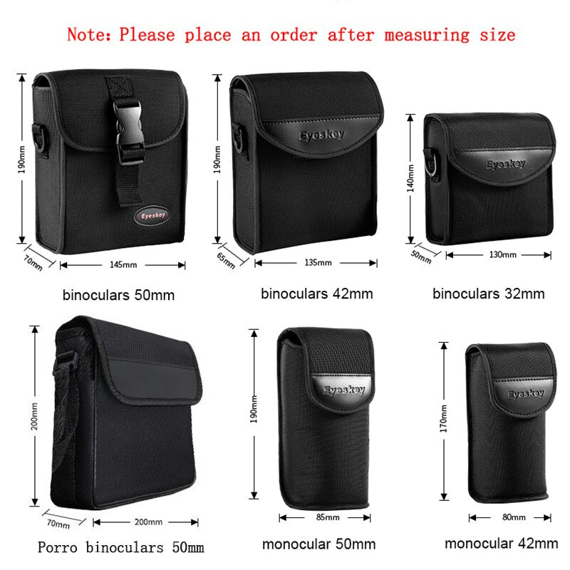 Waterproof Binoculars Bag with Shoulder/Messenger Strap - Portable Camera Case for 32/42/50mm Monocular